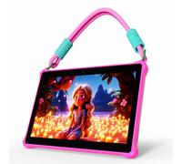 PRITOM Tablet Android 13 da 10 pollici, con cordino, 64 GB, espansione da 512 GB, tablet Toddler per bambini Age 3+ (rosa)