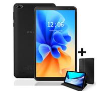 PRITOM Tablet PC da 7 pollici 32 GB Android 11 con processore Quad Core Display HD IPS doppia fotocamera WiFi con custodia protettiva in PU