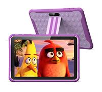 PRITOM Tablet per bambini con custodia, da 10 pollici, Android, con telefono 3G, controllo parentale, WiFi, 6000mAh, Quad Core, 2GB RAM, 32GB ROM, schermo HD IPS, Viola