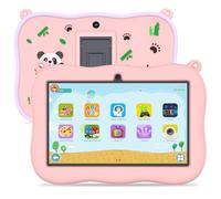 PRITOM Tablet per bambini da 7 pollici, tablet per bambini con WiFi, 32 GB ROM, 512 GB Expand, Bluetooth, controllo bambini, app preinstallate, apprendimento, tablet educativo per bambini con caso