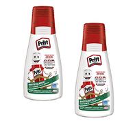 Pritt Colla Artigianale, 2 flaconi à 100 g di Colla Trasparente essiccante Multiuso per la casa, la Scuola o L'Ufficio, Colla Artigianale Bianca per Bambini
