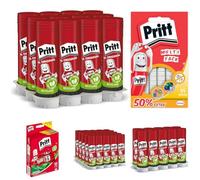 Pritt Colla Stick 12 x 22g, colla per bambini sicura e affidabile, colla Pritt per lavoretti e fai da te, con una tenuta forte per uso scuola e ufficio, 12 stick x 22g