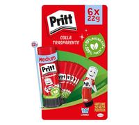Pritt Colla Stick, Colla per Bambini Sicura e Affidabile, Colla Pritt per Lavoretti e Fai da Te, con Una Tenuta Forte per Uso Scuola e Ufficio, 6 Stick x 22 g