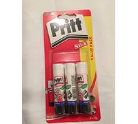 Pritt Colla Stick da 11 g, colore bianco, confezione da 3