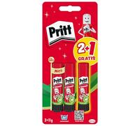 Pritt Colla stick "Paw Patrol", set di 3 bastoncini di colla da 11 g e 6 tatuaggi Paw Patrol, colla sicura e adatta ai bambini, per arte e artigianato, adesivo forte per la scuola, 9H PGS5B