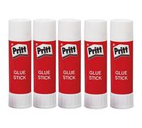 Pritt Colla stick senza solventi, colla sicura adatta ai bambini, ideale per la scuola, l'ufficio e per il fai da te, 5 penne Pritt da 40 g