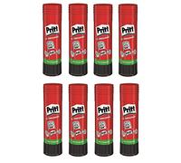 Pritt Colla stick trasparente, lavabile, rimovibile senza solventi (8 pezzi, 22 g)