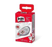 PRITT Correttore Compact Flex Roller, Correttore a Nastro per Correggere gli Errori, Bianchetto a Nastro con Tappo di Protezione 10 m di Lunghezza e 6 mm