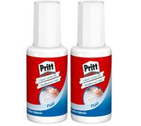 Pritt Correttore Liquido con pennello, Bianchetto con pennello, Applicazione Rapida e Precisa 1x20 ml (Confezione da 2)