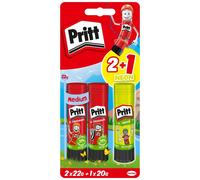 Pritt PBS2D Glue Sticks Plus One Coloured Glue Stick, 20 g BTS Design multicolou