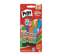 Pritt Rainbow Coloured Glue Sticks, Safe & Child-Friendly Craft Glue for Arts &