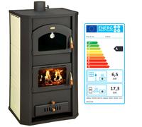 Prity FGW 20 - 23,8 kW | Stufa A legna con forno e acqua calda termosifoni