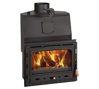 Prity - Inserto camino angolare caldaia MultiFuel a legna 25 Kw, W20