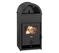 Prity KDK Wood Burning Stove 9,3 kW, Energy Class 150 mm, High Efficiency Heating