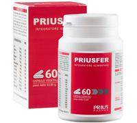 Prius Pharma Priusfer - Integratore di ferro per la carenza di minerali, 30 capsule