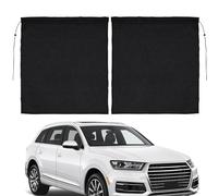Privacy Car Curtains, Removable Window Sun Shade Screen Kit, UV-Blocking Visor Protector Shield, Breathable Easy-to-Install Cover, for Camping, Sleeping, Kids, Baby, Van, and Tent Use