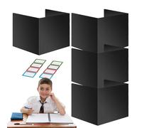 Privacy Dividers For Student Desks - Anti-Interference Privacy Folders 4 Pcs | Privacys Boards Easy-to-Clean For Classrooms | PP Study Carrel Dividers, Reusable Classroom Supplies For Teachers