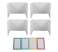 Privacy in classe Facile installazione Pannelli divisori per scrivania in plastica Libreria per ufficio