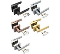 Privacy Leva Portiera Alluminio Maniglia Con Blocco Set Semplice Montaggio per