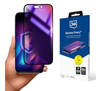 Privacy Vetro Temperato per Apple iPhone 15 Plus - 3MK Rainbow Privacy