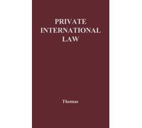 Private International Law. (Copertina rigida)