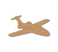Private Jet - Mod. 2 Medite MDF pre-marcato, 10,2 cm / 12,7 cm