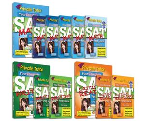 Private Tutor - 3 Books & 9 DVDs - Complete SAT Prep Course in Math, Writing & Reading