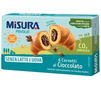 Misura cornetti privolat cioccolato senza latte e senza uova 290 g
