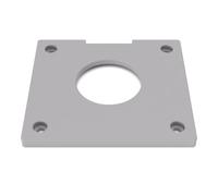 PRIWAS Piastra di base adatta per Bosch GKF 600 | Piastra scorrevole adatta per fresatrici Bosch