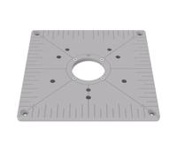 PRIWAS piastra di inserimento compatibile con Bosch POF 1200 AE/1400 ACE | piastra di inserimento per banco fresa compatibile con fresatrici verticali Bosch