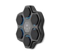 Prixton Macchina da Boxe Musicale Combat BM100, 9 Livelli di Difficoltà, Luci Interattive, Effetti Sonori, Sistema a Parete Salvaspazio, Display Touch, Bluetooth, Guanti da Boxe Incluso