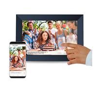 PRIXTON Cornice Fotografica Digitale con WiFi Prado, Touch screen da 10” HD, 1GB/16GB, 2 altoparlanti incorporati, Connessione tramite App, USB, SD, Colore Nero
