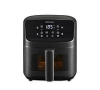 PRIXTON Friggitrice ad Aria Cook Organics 4,2 L senza Olio, 8 Programmi, Display LED Touch, Finestra con Luce, 1500 W, Temperatura 80-200 °C, Timer 60 min