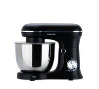 PRIXTON Frullatore Impastatrice KR250 per Pasticceria, Potenza 1500 W, 10 velocità, Ciotola Acciaio Inox da 5 litri, 3 accessori, Coperchio Trasparente (Nero)