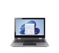 Prixton - Laptop Flex Pro Convertibile 2 in 1 - Touch Screen 11,6" - Windows 11 Home Intel Gemini Lake N4020 - Memoria 4GB/128GB - Tastiera QWERTY