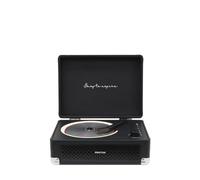 PRIXTON Lettore CD Portatile con Bluetooth, Radio FM e AUX, Altoparlante 6W (2x3W), Compatibile CD/MP3/WMA, Batteria Ricaricabile 3000 mAh, Uscita Cuffie, Design a Valigetta (Nero)