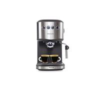 PRIXTON Macchina da Caffè Automatica Toscana, Macchina Caffè con Adattatore per Capsule, Funzione Espresso e Cappuccino, Potenza 850 Watt, Pressione 20 Bar, Montalatte/Pannarello, Serbatoio 1,25 litri