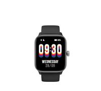 PRIXTON Orologio intelligente Smartwatch SWB32 per Uomo/Donna, 1.85”, Bluetooth, Assistente Vocale Alexa, Memoria Flash 1GB, IP68 Impermeabile, Effettua/Risposta Chiamate, per iOS/Android, Colore Nero