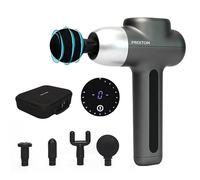 PRIXTON Pistola Massaggio Muscolare Massage Gun Fit Titan MGF300, Fitness, Potenza 75 Watt, 3300 giri/min, 5 velocità, 4 testine, Wireless