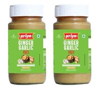 Priya Pasta di Zenzero e Aglio (Confezione da 2 x 300g)