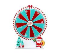 Prize Turntable Ruota Girevole per Tabellone Rotante Interattivo Acrilico Design Cancellabile Portatile Adatto per Feste Natalizie Eventi, Style a