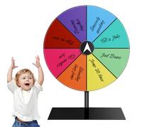 Prize Wheel, Erasable Acrylic Wheel of Fortune Game, Lucky Prize Roulette, Interactive Carnival, Festival, Classroom, Annual Meeting, Party, and Gathering Entertainment
