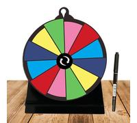 Prize Wheel, Spinner Turntable, Tabletop Game, Reusable Display Board, Adjustable Stand, Interactive Tool 7.87x5.91x2.76 Inches for Trade Shows, Fundraising Events, Carnival Booths, Classroom Games