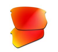 Prizo ORL Lenti di ricambio polarizzate antiriflesso per occhiali da sole Oakley Bisphaera OO9400 (Fire Red Iridium)