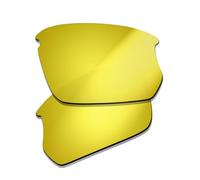 Prizo ORL Lenti di ricambio polarizzate antiriflesso per occhiali da sole Oakley Bisphaera OO9400, Oro 24 carati, M
