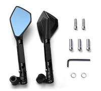 PRIZOM Specchietti Laterali per Y&amaha per T-Max 500 530 per TMAX530 SX/DX 2017 2018 2019 per TMAX 560 2020 2021 Specchietti Retrovisori per Moto in Alluminio CNC(Black)