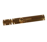 PRL) CATENACCIO ORIZZONTALE OTTONE LUCIDO 25 cm BON-EL CHIUSURA PORTE FINESTRE