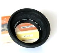 PRL) PARALUCE GOMMA Ø 48 mm COLLAPSIBLE RUBBER LENS HOOD PARESOLEIL LENTE OTTICA