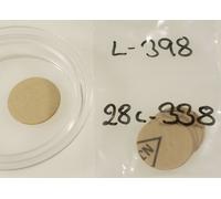 PRL) SEKONIC L-398 STUDIO DELUXE III ESPOSIMETRO PEZZO RICAMBIO DISCO DISK