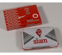 PRL) SIAM STAMP RED PAD CUSCINETTO TAMPONE TIMBRI TAMPON ENCREUR STEMPELKISSEN